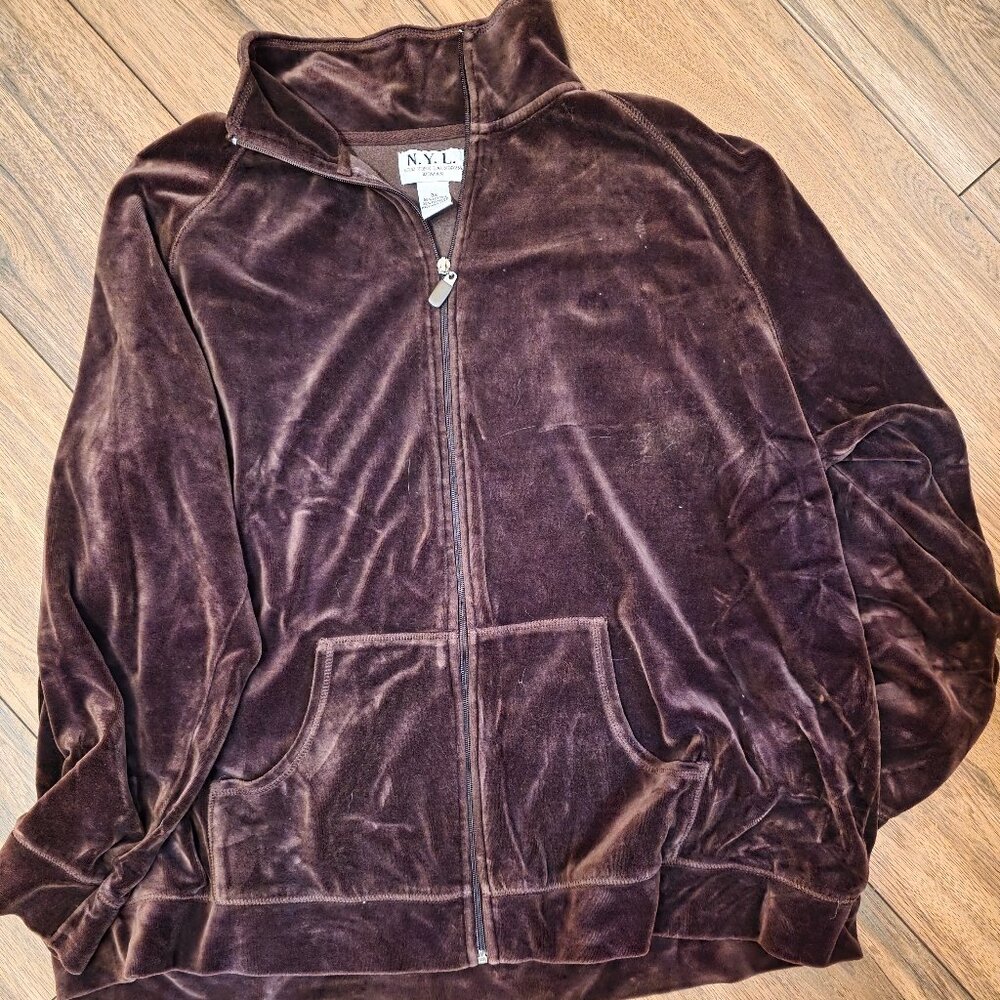 Womens velour jacket